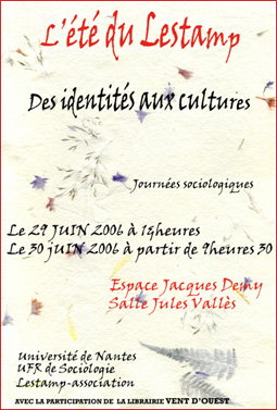 Jolle Deniot Jacky Rault 2006 Invention de l'Et du Lestamp devenu Colloque du Lieu commun des sciences sociales 