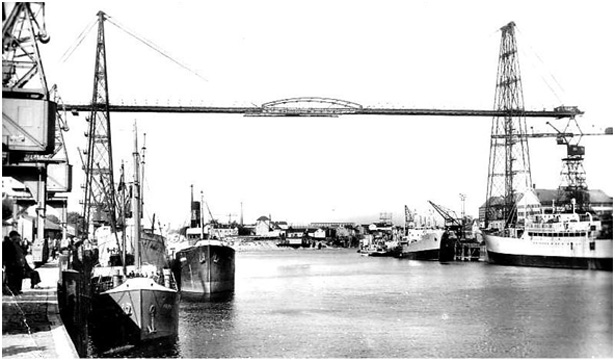 Le Pont transbordeur en 1926 jr d'aprs Mozais Nantes